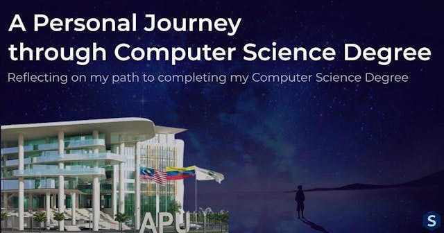 A Personal Journey through Computer Science Degree