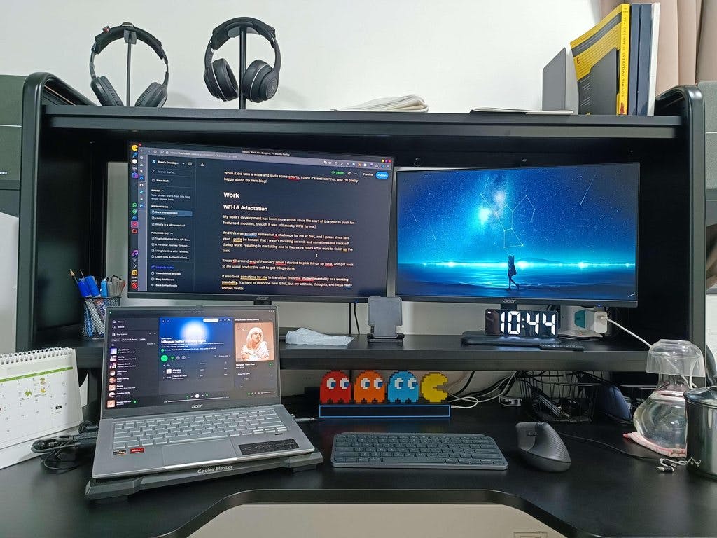 My humble workstation at home setup