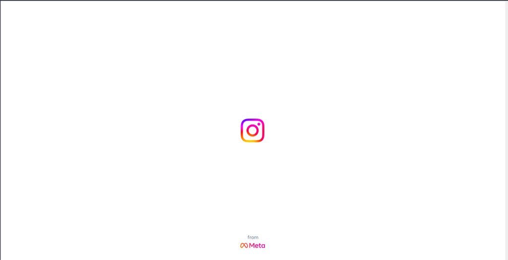 Instagram Splash Screen